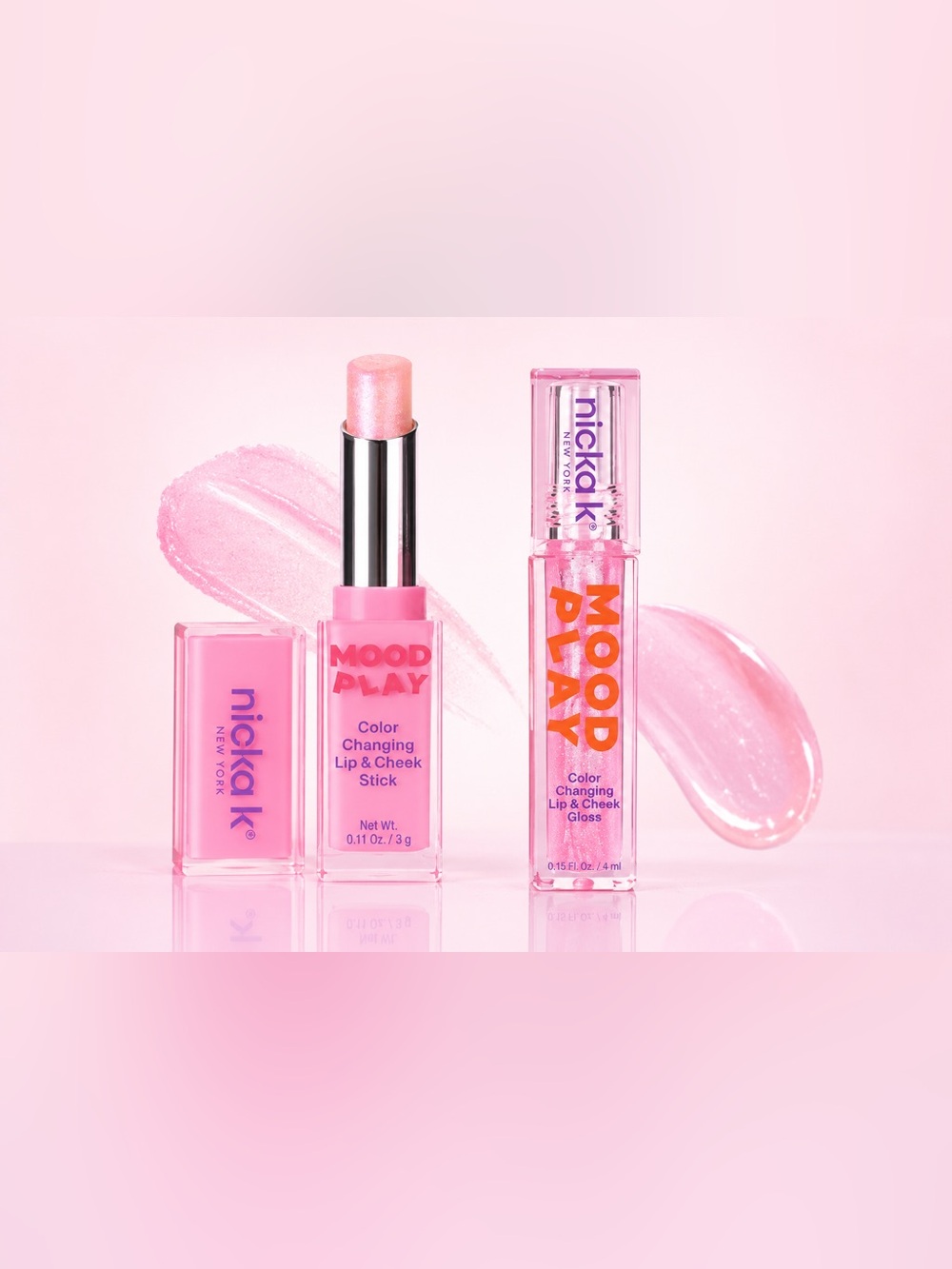 Nicka K Mood Play Color Changing Lip & Cheek Duo